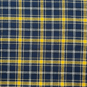 navy cotton tartan